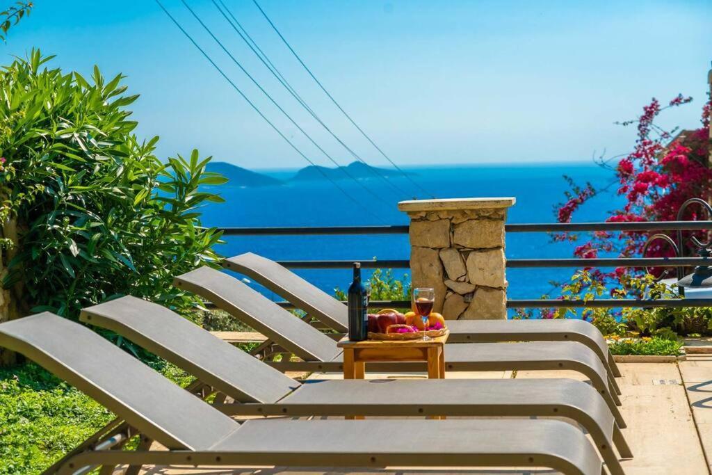 Azure Apartment With Sea View In Kalkan Esterno foto